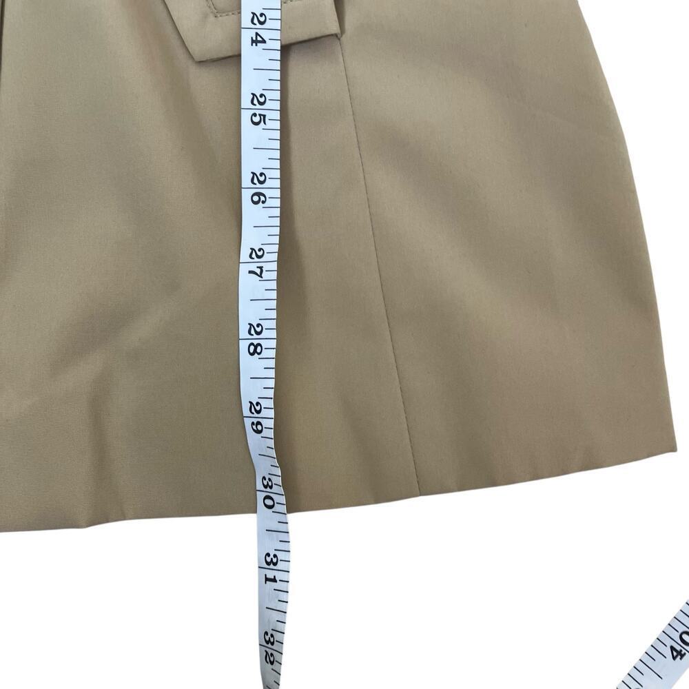 Calvin Klein Classic Khaki Waterproof Double Breasted Trench Coat Belted Fitted - Picture 15 of 16
